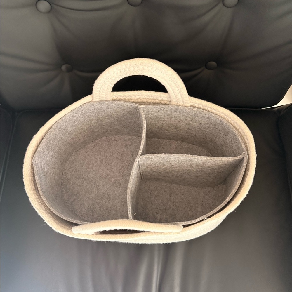 Coiled Rope Diaper Caddy - Picture 2 of 6